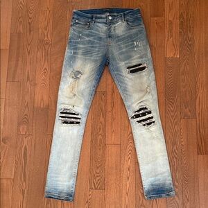 Distressed Blue Jeans for Men